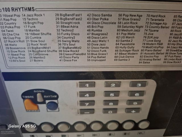 Piano Electrónico Mcgrey PK-6110