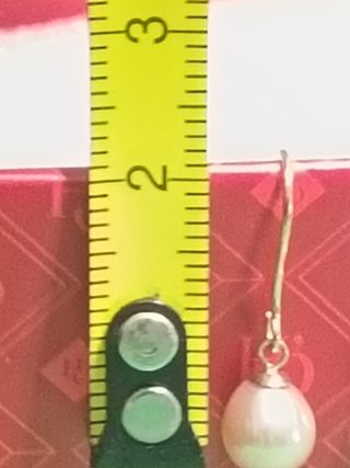 Pendientes oro 9k perlas cultivadas