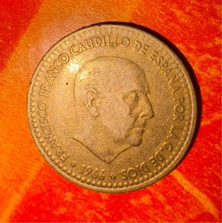 Moneda 1 Peseta Franco 1966