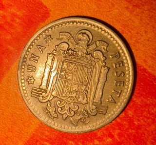 Moneda 1 Peseta Franco 1966