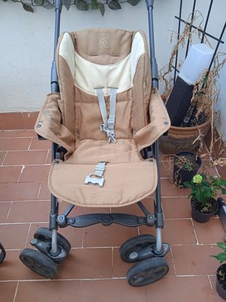 Carrito bebé beige 3 piezas