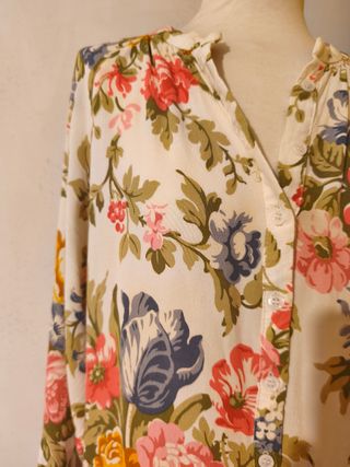 Vestido floral vintage