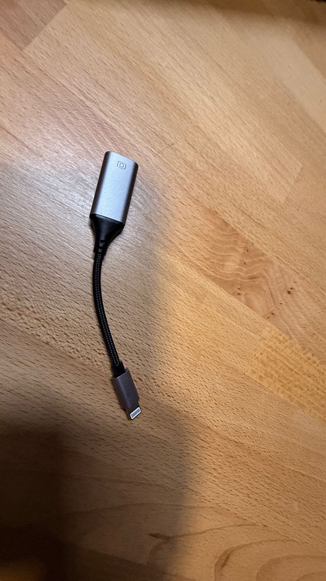 cable OTG Adaptador Lightning a USB A IPHONE