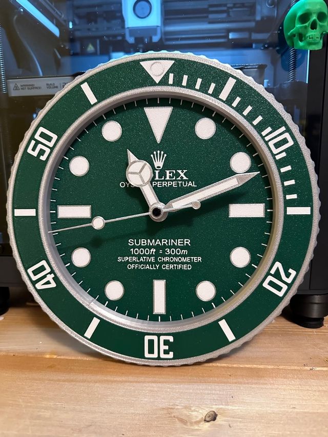 Orologio da parete sub hulk