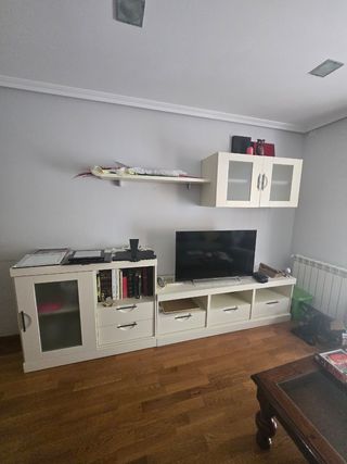 Mueble salón crema - 2 piezas