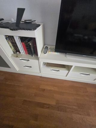 Mueble salón crema - 2 piezas