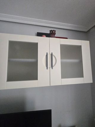 Mueble salón crema - 2 piezas