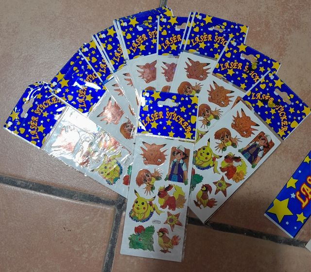 Pegatinas/ Adhesivos Pokemon - 15 unidades.