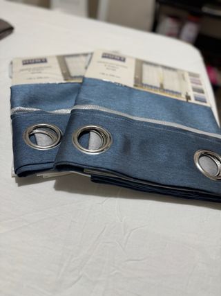 Tende blu e argento - 2pz