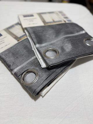 Tende blu e argento - 2pz