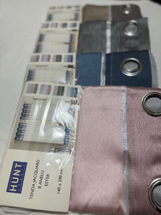 Tende blu e argento - 2pz