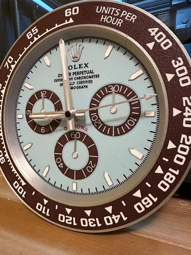 Orologio da parete day platino