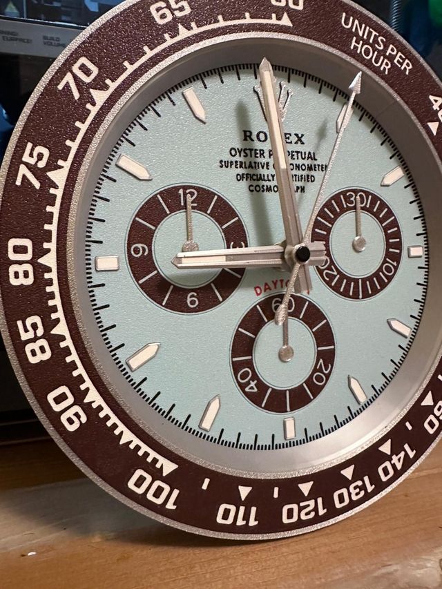 Orologio da parete day platino