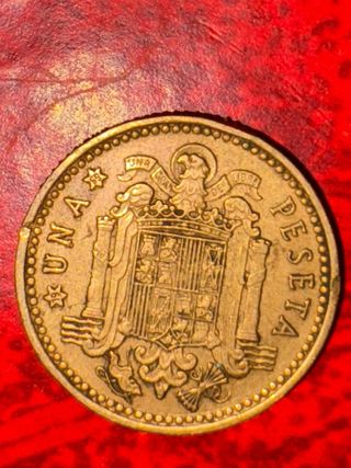Moneda 1 Peseta Franco 1966