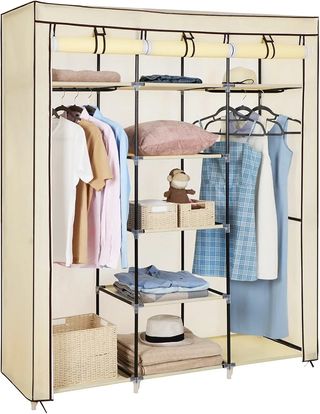 Armario Tela Songmics Beige