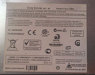 Router Cisco 2801