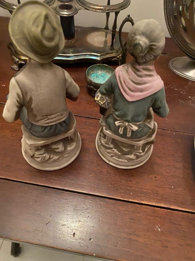 Statuine Capodimonte - Vecchio e Vecchia