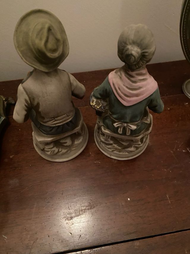 Statuine Capodimonte - Vecchio e Vecchia