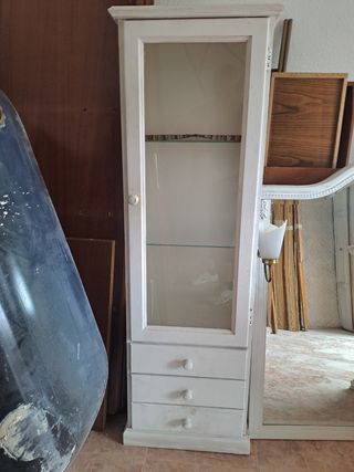 Muebles baño blanco - Madera