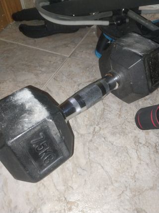 1 Mancuerna 7.5kg - Peso libre