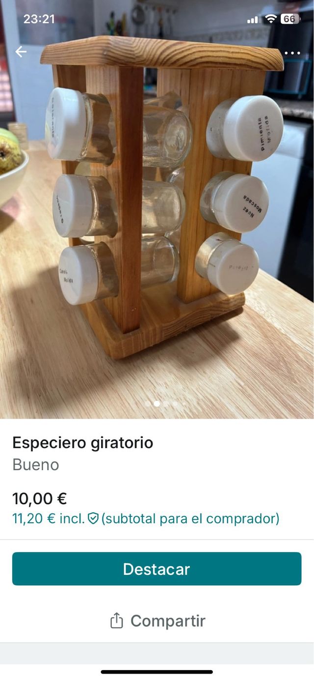 Especiero giratorio - 12 botes