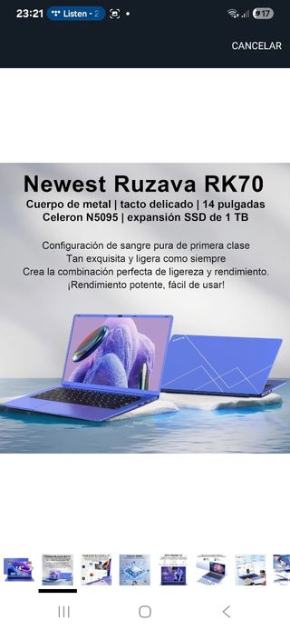 Portátil Ruzava 14" - 8GB-256GB