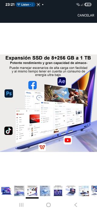 Portátil Ruzava 14" - 8GB-256GB