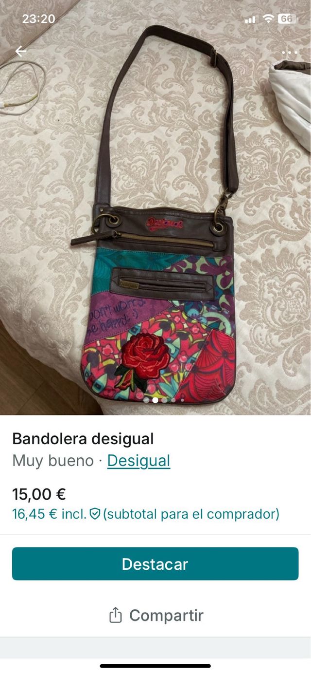 Bandolera Desigual multicolor