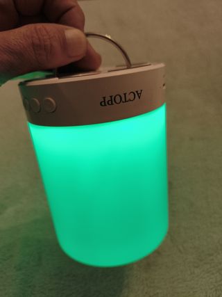 Altavoz Bluetooth ACTOPP con lámpara LED