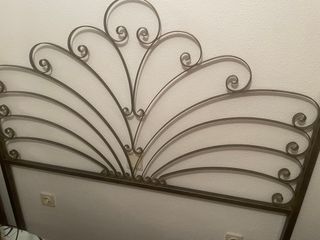 Cabecero forja - Cama metal marrón