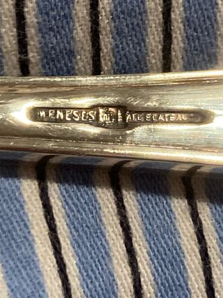 Cubiertos Meneses plata