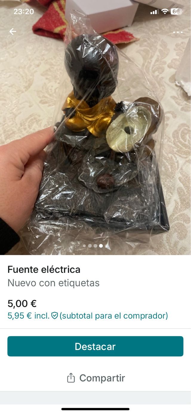 Fuente eléctrica decorativa