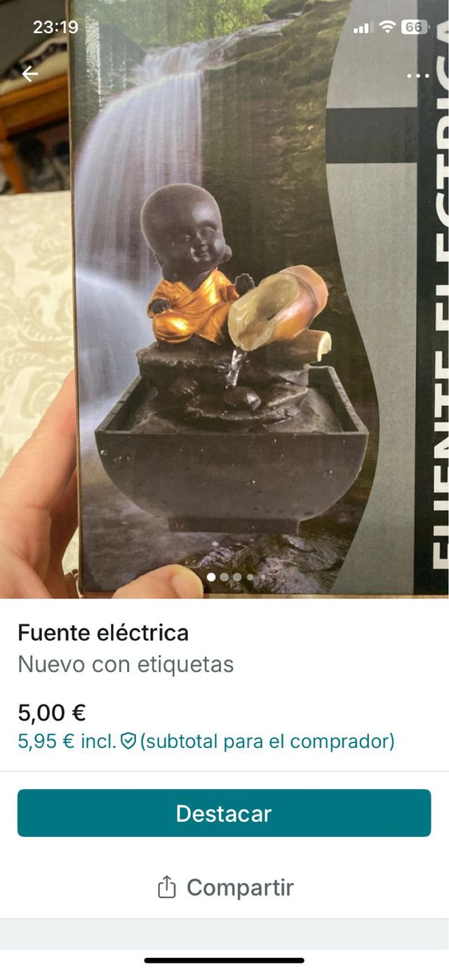 Fuente eléctrica decorativa