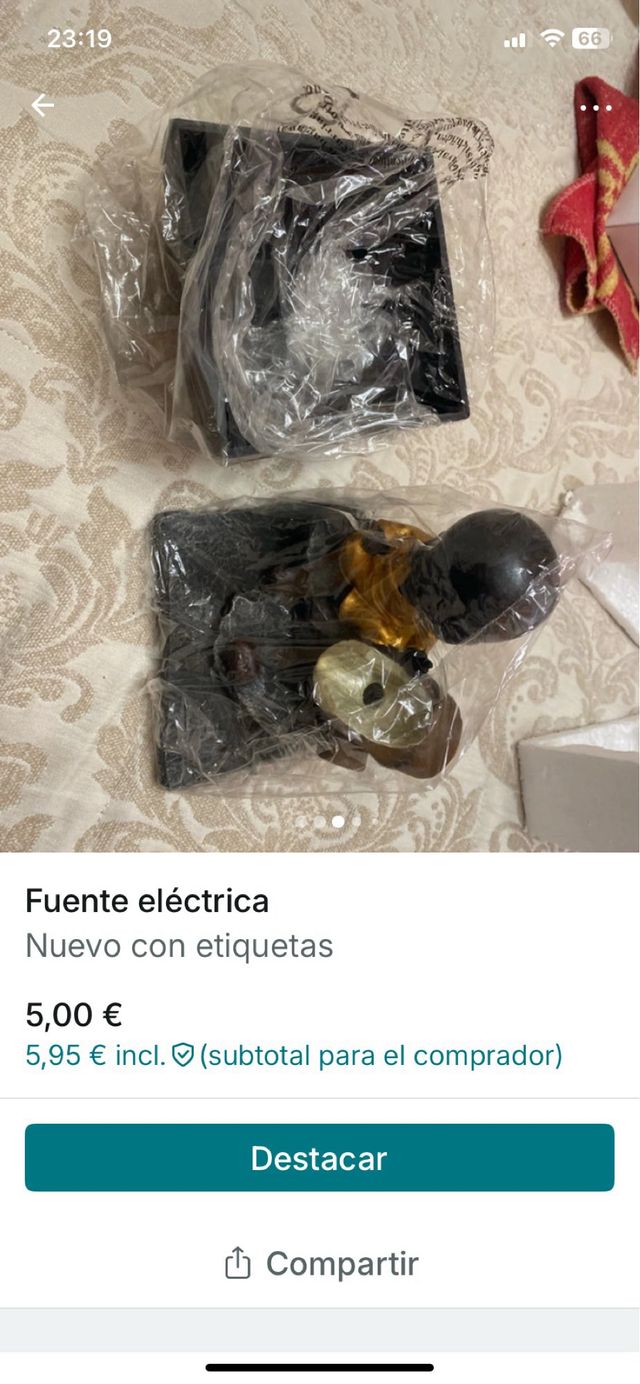 Fuente eléctrica decorativa