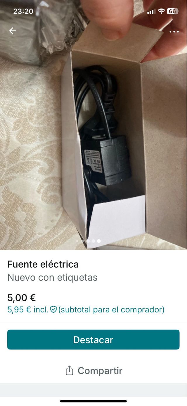 Fuente eléctrica decorativa