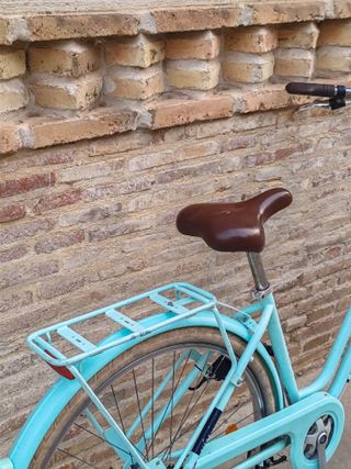 Bicicleta Elops paseo vintage celeste
