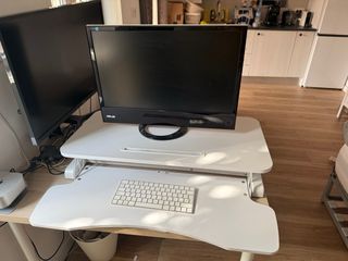 Escritorio Elevador Blanco. Estar de pie/sentado