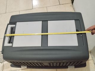 Transportín para mascotas - Gris y negro