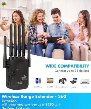 Repetidor WiFi 360º - 8290 sq ft