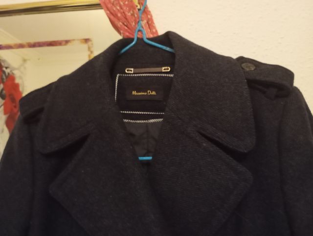 Abrigo Massimo Dutti negro