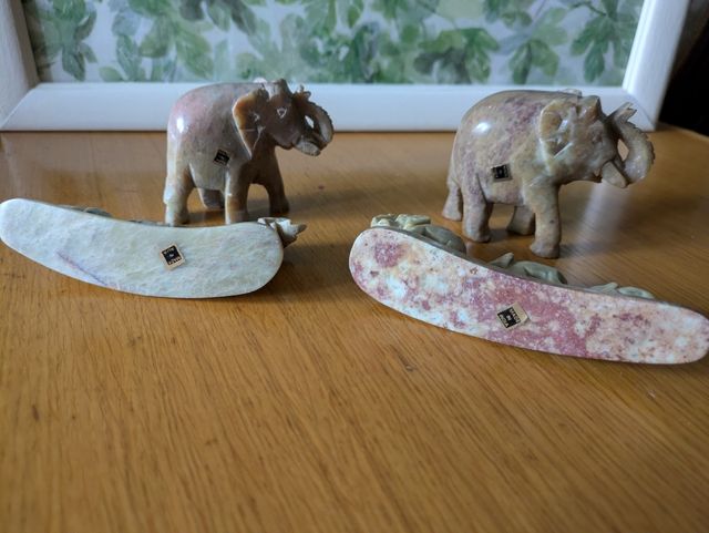 Elefantes de Mármol - 5 Piezas