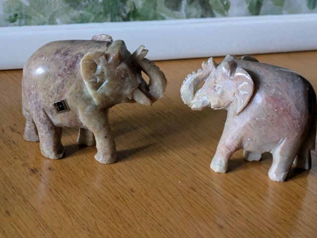 Elefantes de Mármol - 5 Piezas