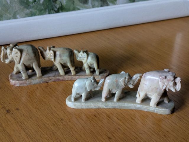 Elefantes de Mármol - 5 Piezas