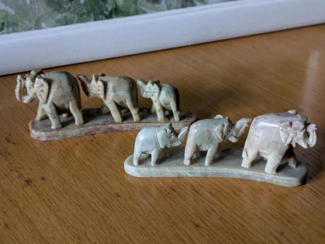 Elefantes de Mármol - 5 Piezas