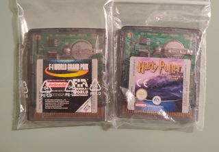 Lote 2 videojuegos GBC: F1 WGP & Harry Potter 