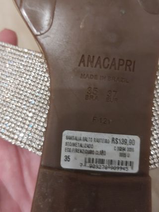 Sandali Anacapri Nuovi Num.37