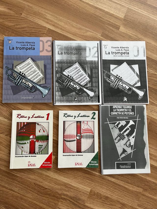 Libros trompeta + Ritmo y Lectura.30€ todos