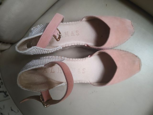 Cuñas Alhamas rosa talla 38