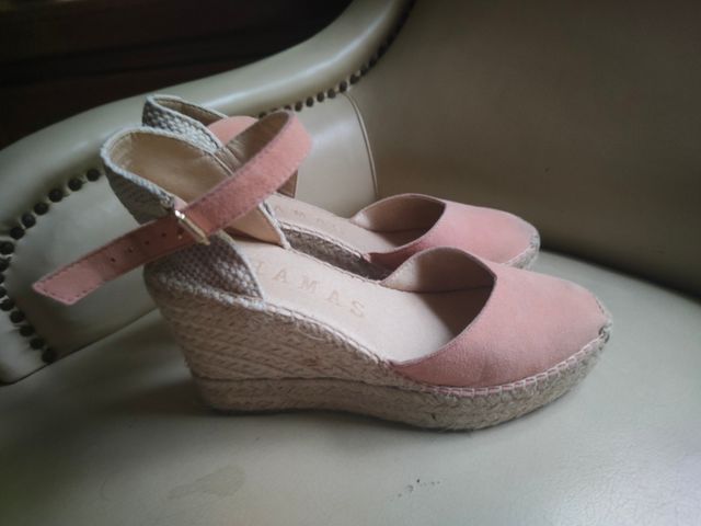 Cuñas Alhamas rosa talla 38