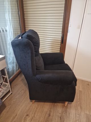 Sillón/butaca negra.